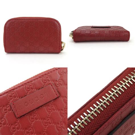 gucci red fox wallet|micro guccissima wallet.